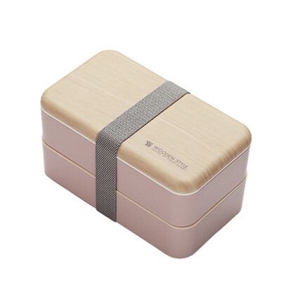 

Portable 2 Layer Lunch Box Bento Boxes Picnic Work Food Container Camping