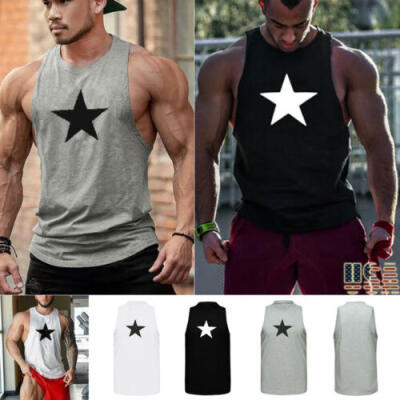 

Mens Bodybuilding Stringer Tank Top Gym Workout Sports Vest Shirt Clothes