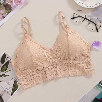 

〖Follure〗Women Sexy Bra Solid Vest Lace Seamless Breathable Push Up Top Underwear
