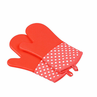 

Silicone Oven Mitts - Heat Resistant to 572 °F Kitchen Oven Gloves 1 Pair