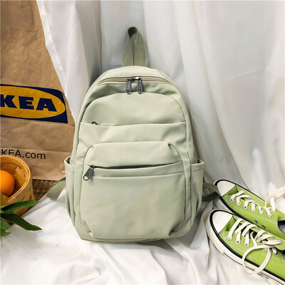 

The Simple&Ancient Backpack&Shoulder Bag for Senior High School Students in Korean Edition of INS Bookbag