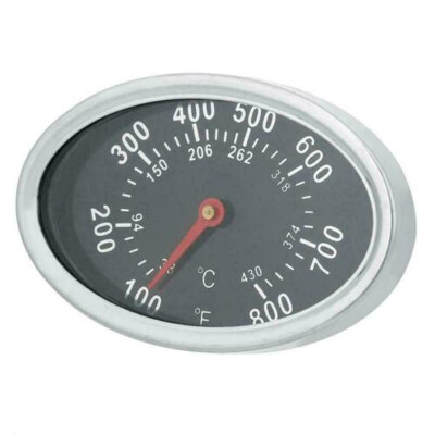 

Stainless Steel BBQ Smoker Grill Thermometer Outdoor Cooking Temperature Gauge