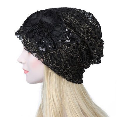 

Hot Warm Cap Women Chemo Bandana Beanie Turban Head Wrap Band Lace Hat Winter