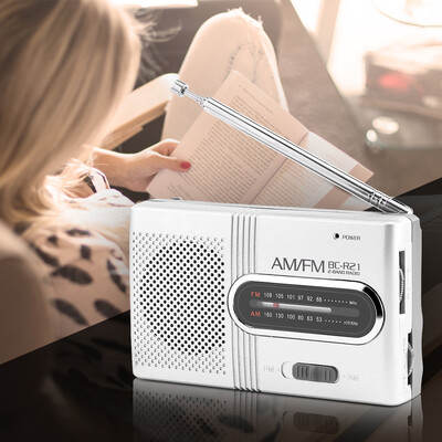 

AMFM Mini Radio Greensen Universal Portable Stereo Speakers Receiver Music Player Bluetooth Radio AM Radio