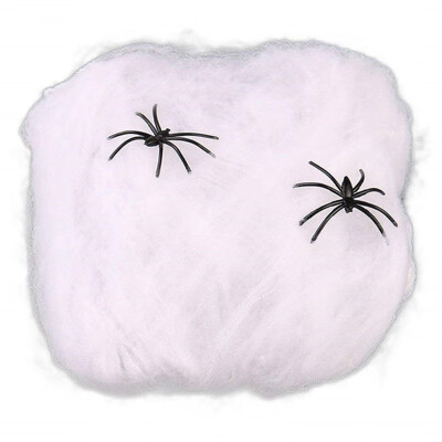 

Creative Halloween Spider Decorations Stretchable Cotton Cob Webs