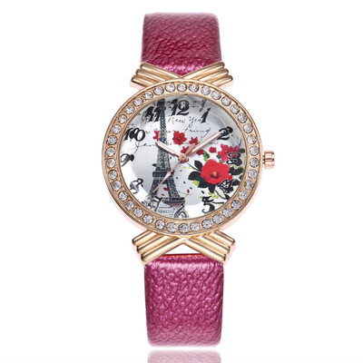 

Ms Herssan Paris Tower Rose Watch Tree