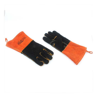 

Multifunctional BBQ Barbecue Gloves Cowhide High Temperature Resistance Protective Gloves For Outdoor Camping