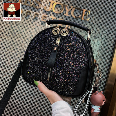 

Ins new sequin bag 2019 new Korean personality handbag Joker shoulder Messenger bag