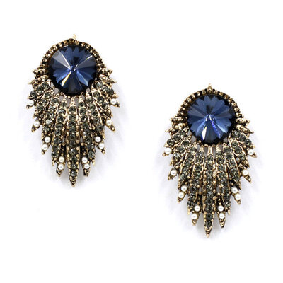 

JURAN Factory Wholesale Women Fashion Crystal Drop Earrings Party Jewelry Brand Earrings Free Shipping 15 Styles Brincos 2019