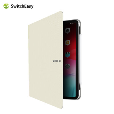 

SwitchEasy Apple iPad Pro 11-inch protective cover 2018 ipad new tablet smart sleep protection shell shatter-resistant light front cover bracket white