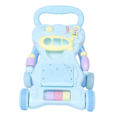 

Greensen Multi-functional Electric Toddler Trolley Baby Walker Educational Walking Assistant