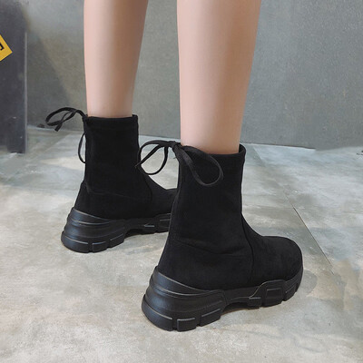 

Autumn elastic socks shoes breathable socks boots tidal shoes super-hot leisure high-top sports boots