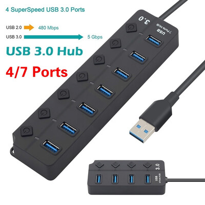 

47 Ports USB Hub 30 High Speed Expansion 30 Hub Independent Switch HUB Line Splitter
