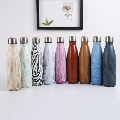 

Fashion Chic 500ml Water Bottle Vacuum Insulated Flask Thermal Sport Chilly Cold Cups Hot Sale