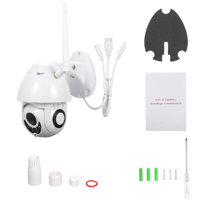 

IP Camera Onvif WiFi 2MP HD 1080P Speed Dome CCTV IR Camera Outdoor Security Surveillance NetCam IP Camara Exterior TF Card Audio