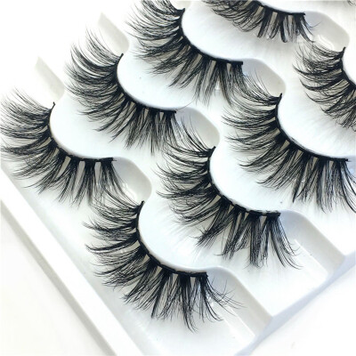 

〖Follure〗Luxury Makeup 5Pair 3D False Lashes Fluffy Strip Eyelashes Long Natural Party