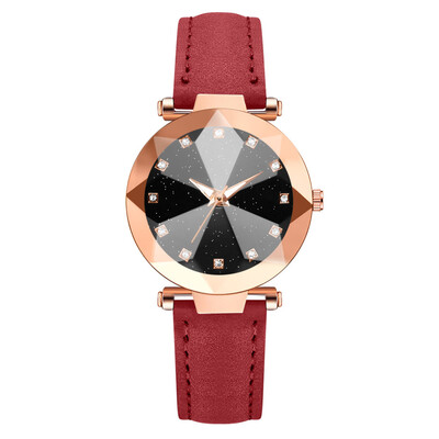 

Diamond dial dial prismatic ladies watch fashion trend watch