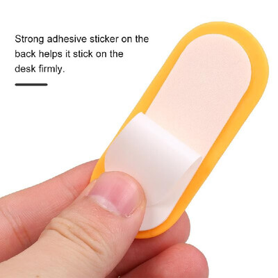 

CC-947 Multipurpose Desktop Phone Cable Winder Earphone Clip Charger Organizer Management Wire Fixer Silicone Holder 5 Slot Strip