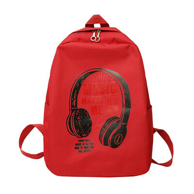 

Fashion Printing Travel Backpacks Women Men School Bags Canvas Knapsack