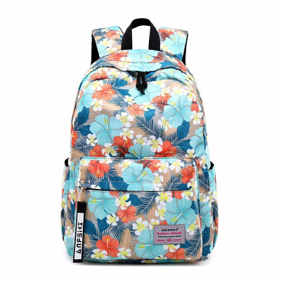 

Cute Female Laptop Backpack Schoolbag Waterproof Anime Printing Backpacks Woman 2018 Fashionable School Bags for Girls Teenagers