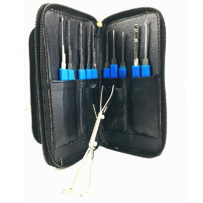 

Strong Pick&Hook Sets Stainless Steel Lock Set 24Pcs Blue with PV Bag