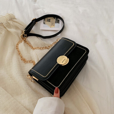 

Summer small fresh bag female 2019 new wave Korean version of the fashion texture wild chain shoulder slung small square bag