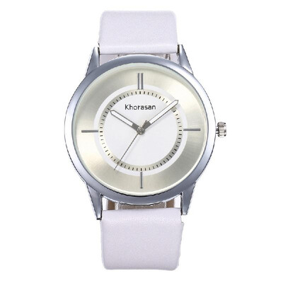 

Women Casual PU Leather Band Watch Lady Fashion Simple Alloy Case Quartz Wrist Watch