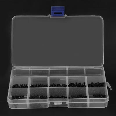 

Greensen 500pcs Oxidation​ Treatment Black Carbon Steel Cross Head Screw&Screwdriver Set