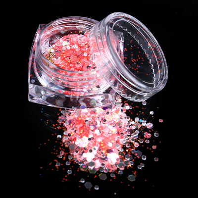 

Toponeto Chunky Mixed Glitter for Face Body Nails Eye Shadow Festivals Tattoo Cosmetic