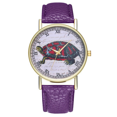 

Susenstone High Quality 2018 Hot Sale Women Fashion Tortoise Luxury Leisure Leather Stainless Steel Quartz Watch Gift &Ff
