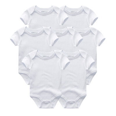 

Newest 7PCS Baby Boys Clothes Rompers Baby Girls Clothes Newborn Bodysuits Babywear Cotton 0-12M For Babies Outwear Clothing Sets