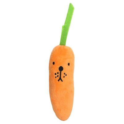 

Cute Cartoon Carrot Plush Pets Toys Dogs Puppy Sound Squeaker Biting Toy