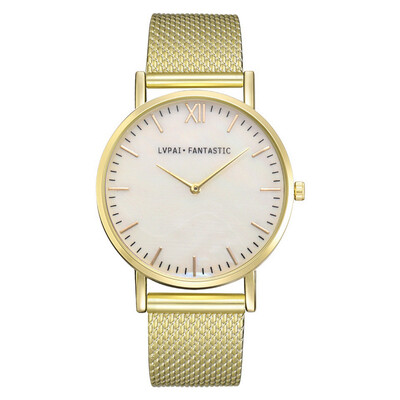 

Lvpai Hot Fast Fashion Women Ladies Stainless Steel Mesh Band Wrist Watch Wristwatch Clock Gift Relogio Fiminino 533