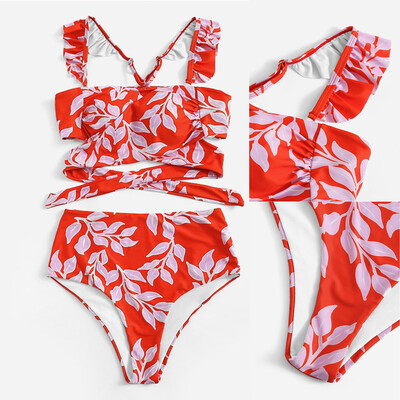 

Roseonmyhand Women Sexy Patchwork Bikini Push-Up Pad Swimwear Swimsuit Beachwear Set