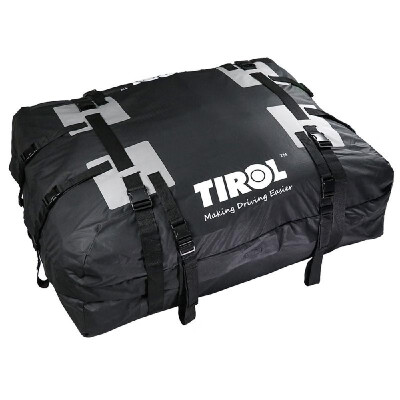 

TIROL Waterproof Roof Top Carrier Cargo Luggage Travel Bag 15 Cubic Feet for Vehicles with Roof Rails