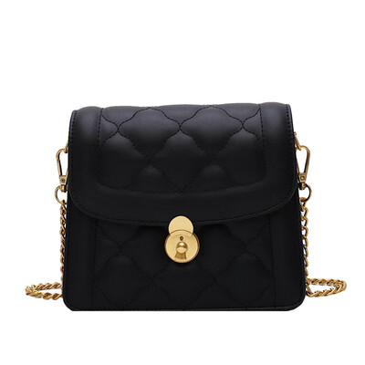 

Bucket bag female tide Korean version of the high-grade velvet rhombic chain small bag chic portable Messenger bag