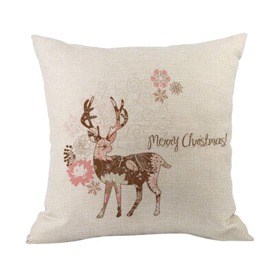 

Tailored Cotton Linen Square Home Decorative Throw Pillow Case Sofa Waist Cushion Cover