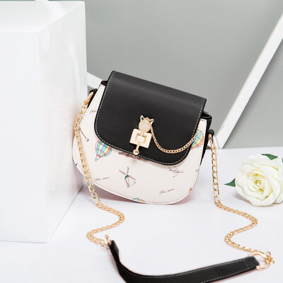 

Summer girls Korean version of student chain shoulder straddle bags Baitie fashion summer small fresh