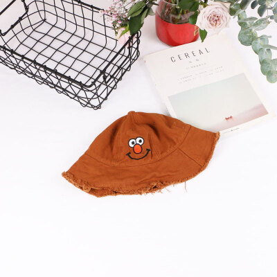 

Korean childrens fisherman hat men&women baby hat wild sun hat cartoon cloth hat spring&summer travel sunshade cap