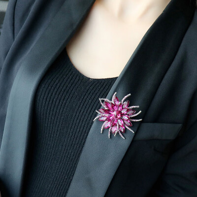 

Flower suit brooch female chest accessories temperament bag pendant hat ornaments badge