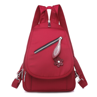 

Oxford cloth shoulder bag female Korean version of Joker small backpack portable mini chest bag female leisure women
