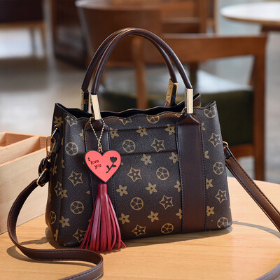 

2019 Europe&the United States big bag new ladies bag elegant large capacity simple shoulder bag handbag manufacturers