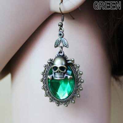 

1 Pair Halloween Ghost Skull Stud Earrings Pirate Rock Gothic Earrings