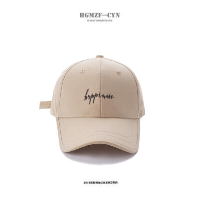 

Hat female spring&summer new fashion baseball cap male couples Korean version of Joker letter embroidery hip hop Cap tide