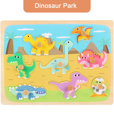 

Gobestart Childrens Puzzle Grasp Board Puzzle Birthday Boy Girl Educational Toy