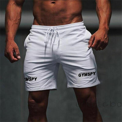 

Men Workout Casual Pants Trousers Gym Training Running Jogging Sports Shorts