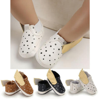 

Newborn Infant Baby Kids Shoes Toddler Boy Soft Sole Crib Shoes Prewalker 0-18M