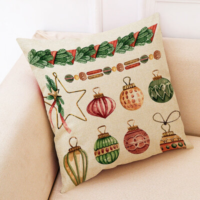 

Tailored Christmas Home Decor Cushion Cover Graffi Style Throw Pillowcase Pillow Covers