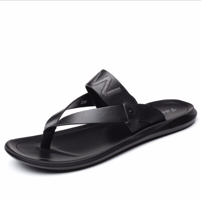 

2019 new summer mens shoes fashion casual sandals youth toe slippers flip flops flip flops