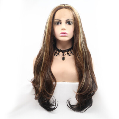 

Dolago Synthetic wigs natural Hair Free Part Lace Front Wigs for Women